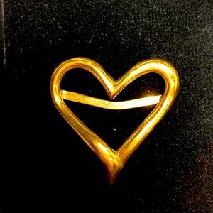Gold heart slide ❤️